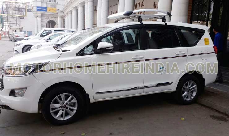 7 and 8 seater new innova crysta car rentals in delhi india