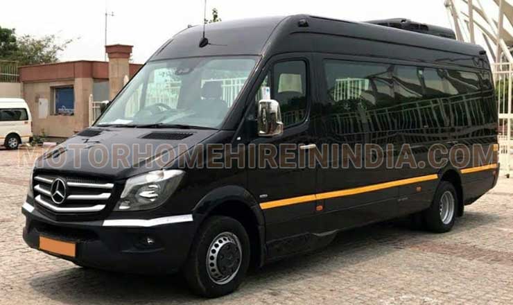 14 16 seater mercedes sprinter imported van on rent in delhi india
